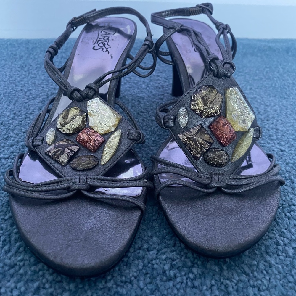 Brand new Carlos by Carlos Santana strappy sandal heel. Size 6